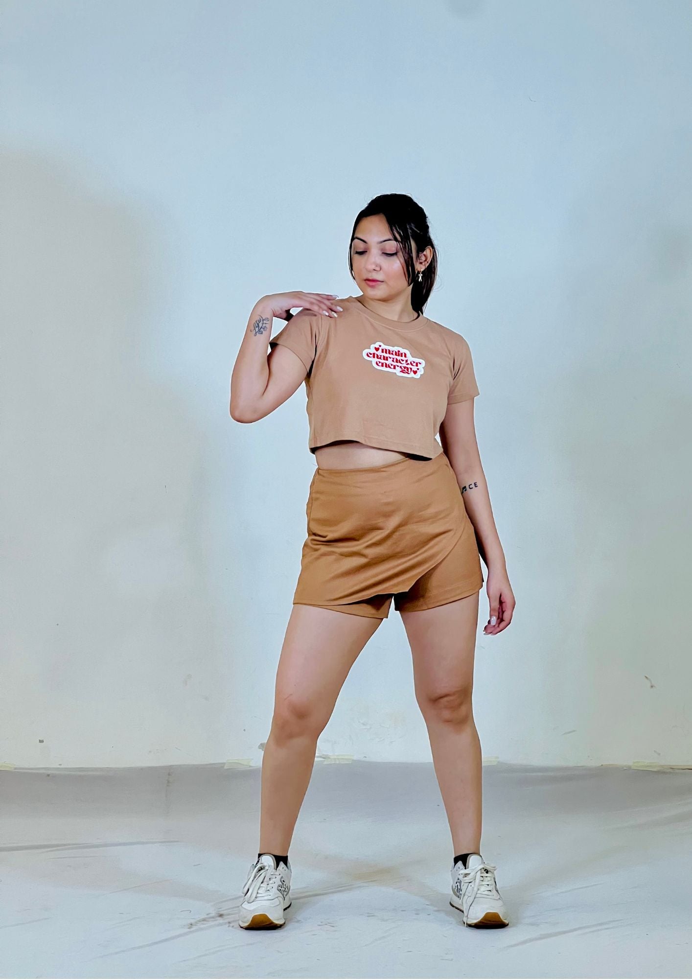 Main Character Energy Crop tee