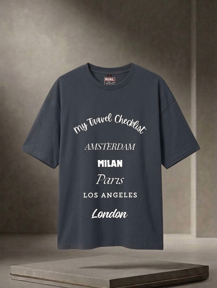 Travel Checklist T-shirt