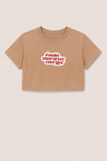 Main Character Energy Crop tee