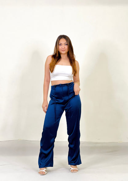 Satin Parachute Pants