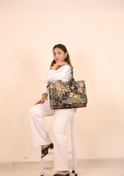 Floral Tote Bag