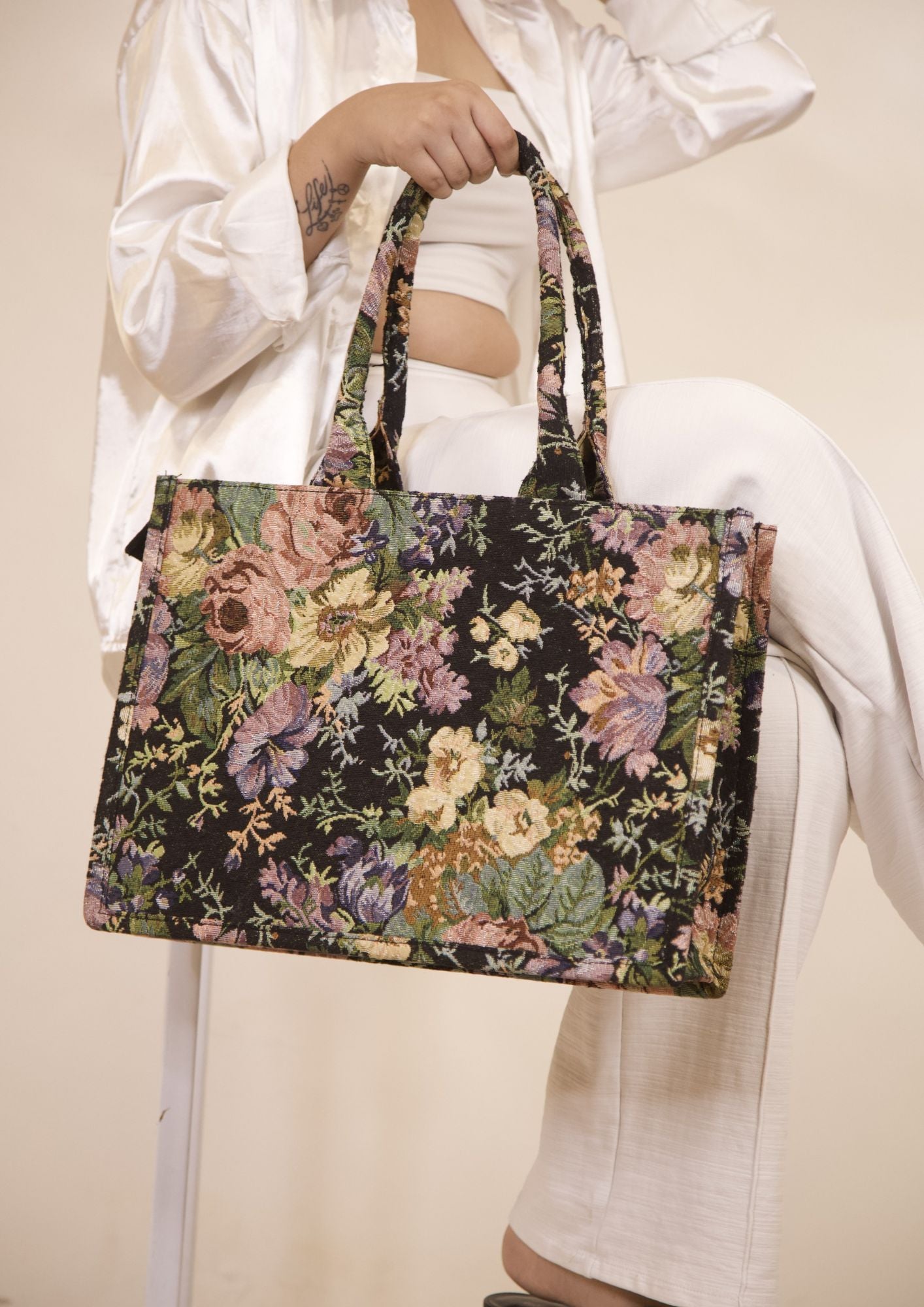 Floral Tote Bag
