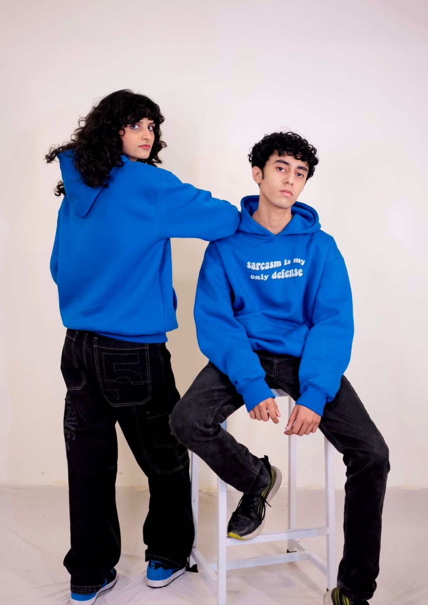 Sarcasm Royal Blue Hoodie