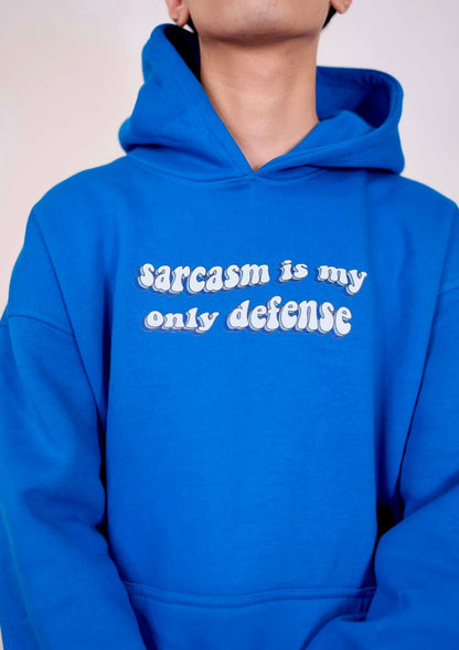 Sarcasm Royal Blue Hoodie