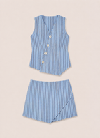Striped Denim Duo