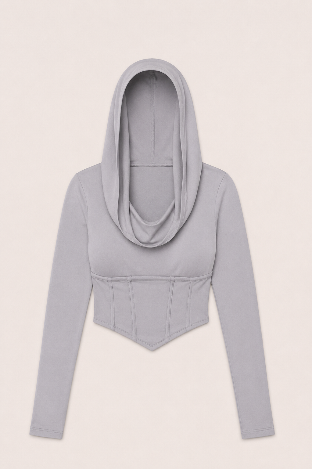 Grey Swagger Hood Top