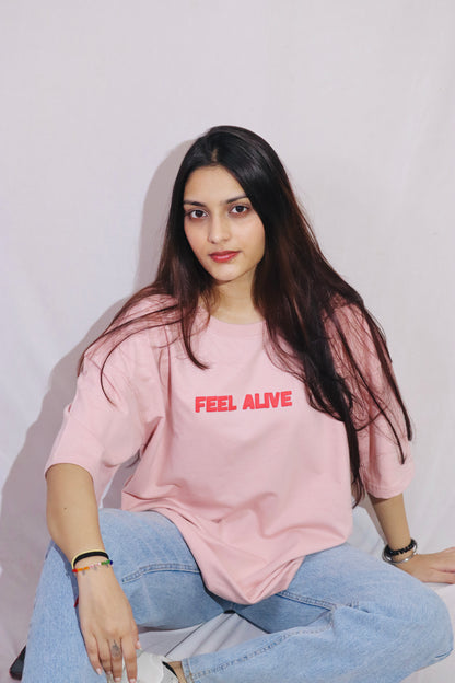 The "Feel Alive" Floral Tee
