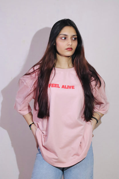 The "Feel Alive" Floral Tee