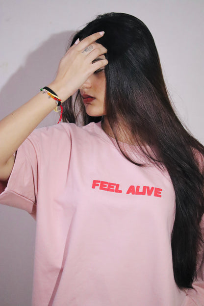 The "Feel Alive" Floral Tee