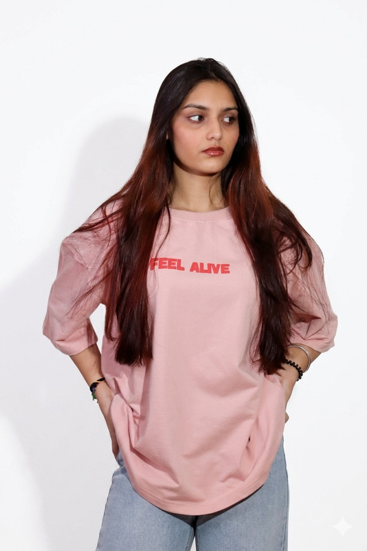 The "Feel Alive" Floral Tee