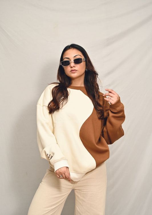 Good things are coming  dual coloured sweatshirt